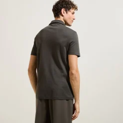 Jules Polo manches courtes slim uni col italien- Smart Casual|Polo