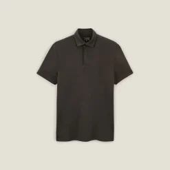 Jules Polo manches courtes slim uni col italien- Smart Casual|Polo