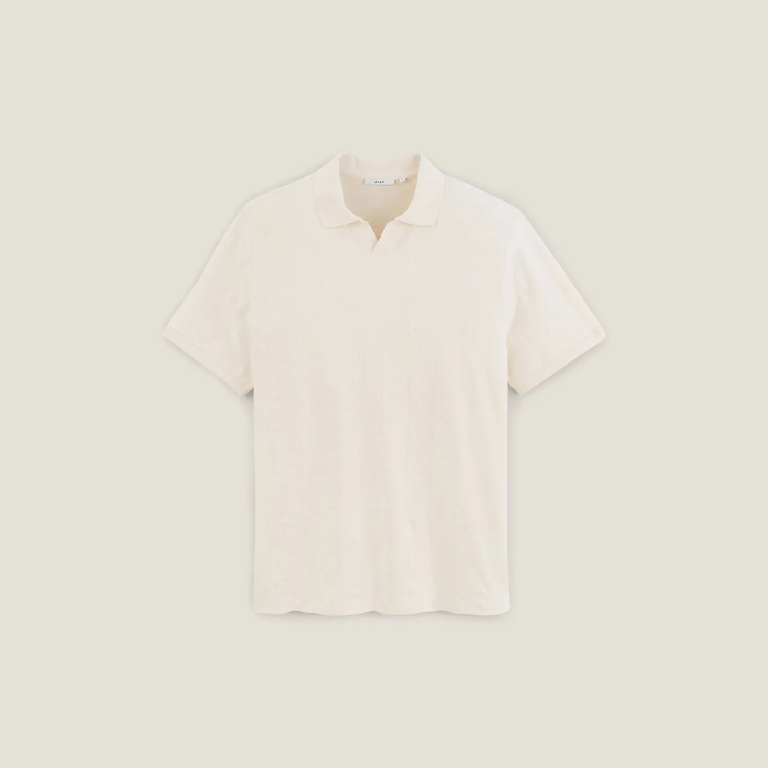 Jules Polo manches courtes texturé col resort- Smart Casual|Polo