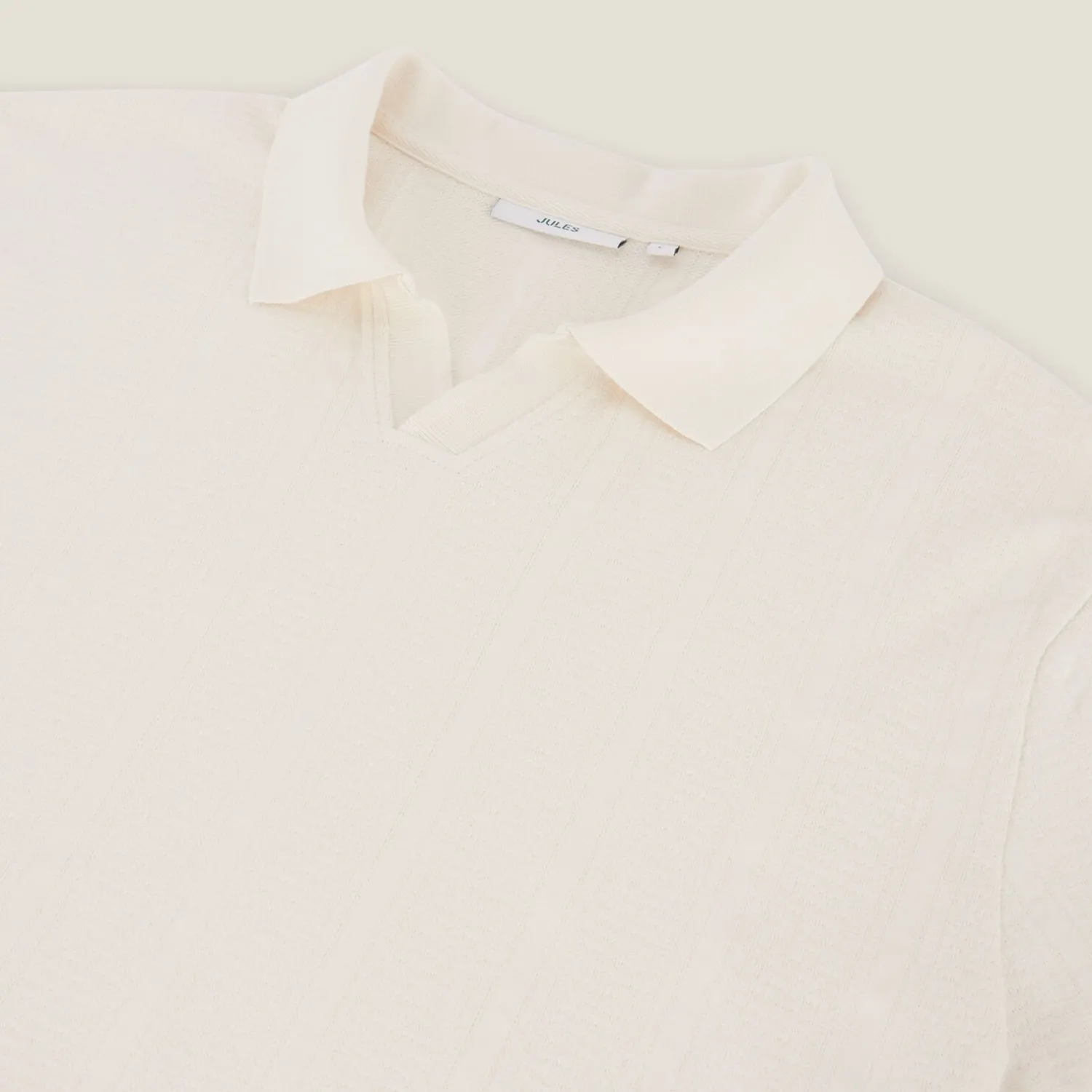 Jules Polo manches courtes texturé col resort- Smart Casual|Polo