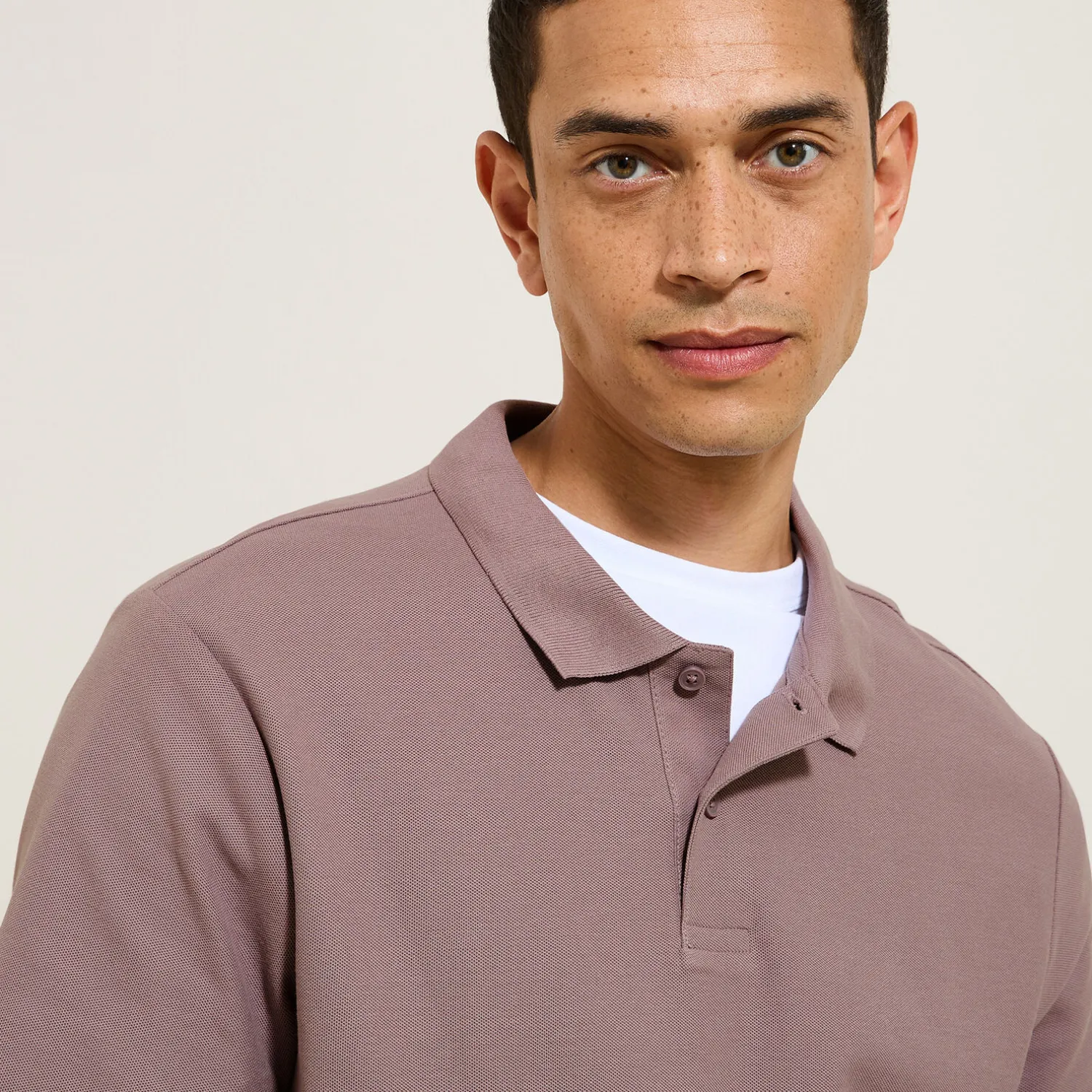 Jules Polo manches courtes uni piqué- Polo