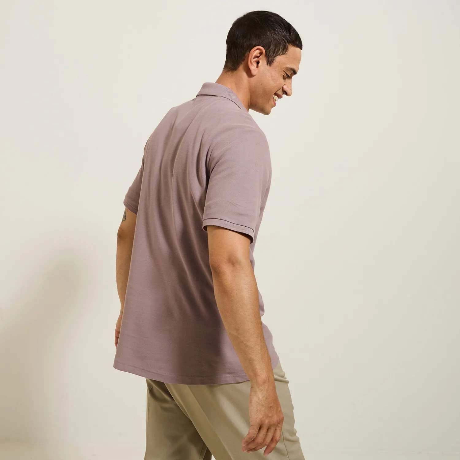 Jules Polo manches courtes uni piqué- Polo