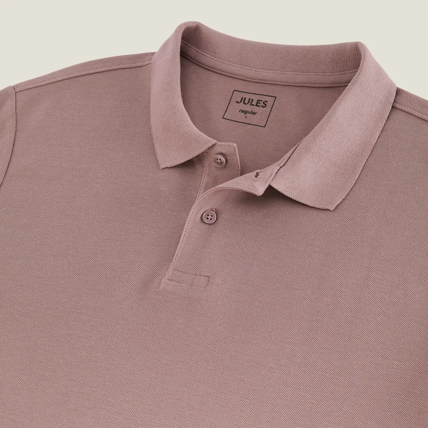 Jules Polo manches courtes uni piqué- Polo