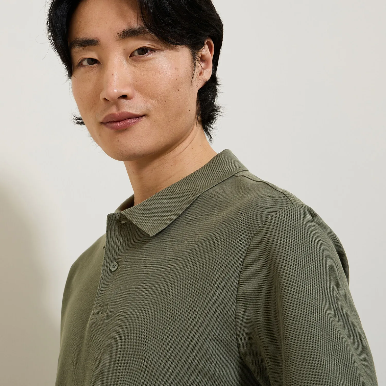 Jules Polo manches courtes uni piqué- Polo