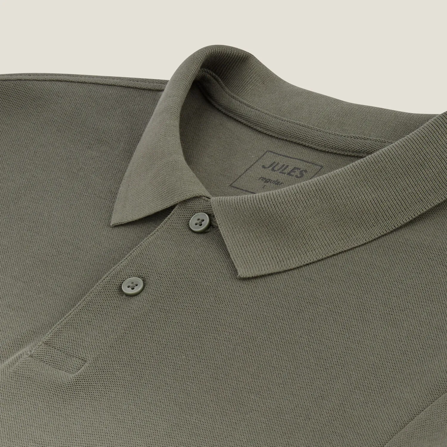 Jules Polo manches courtes uni piqué- Polo