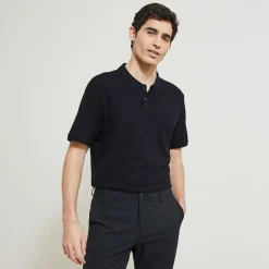 Jules Polo manches courtes uni piqué- Polo