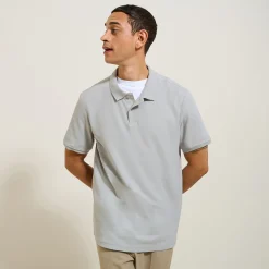 Jules Polo manches courtes uni piqué- Polo