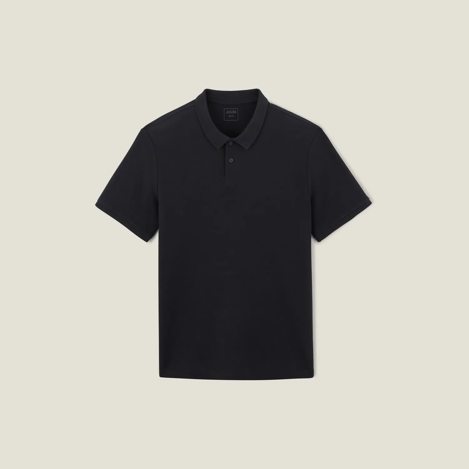 Jules Polo manches courtes uni piqué- Polo