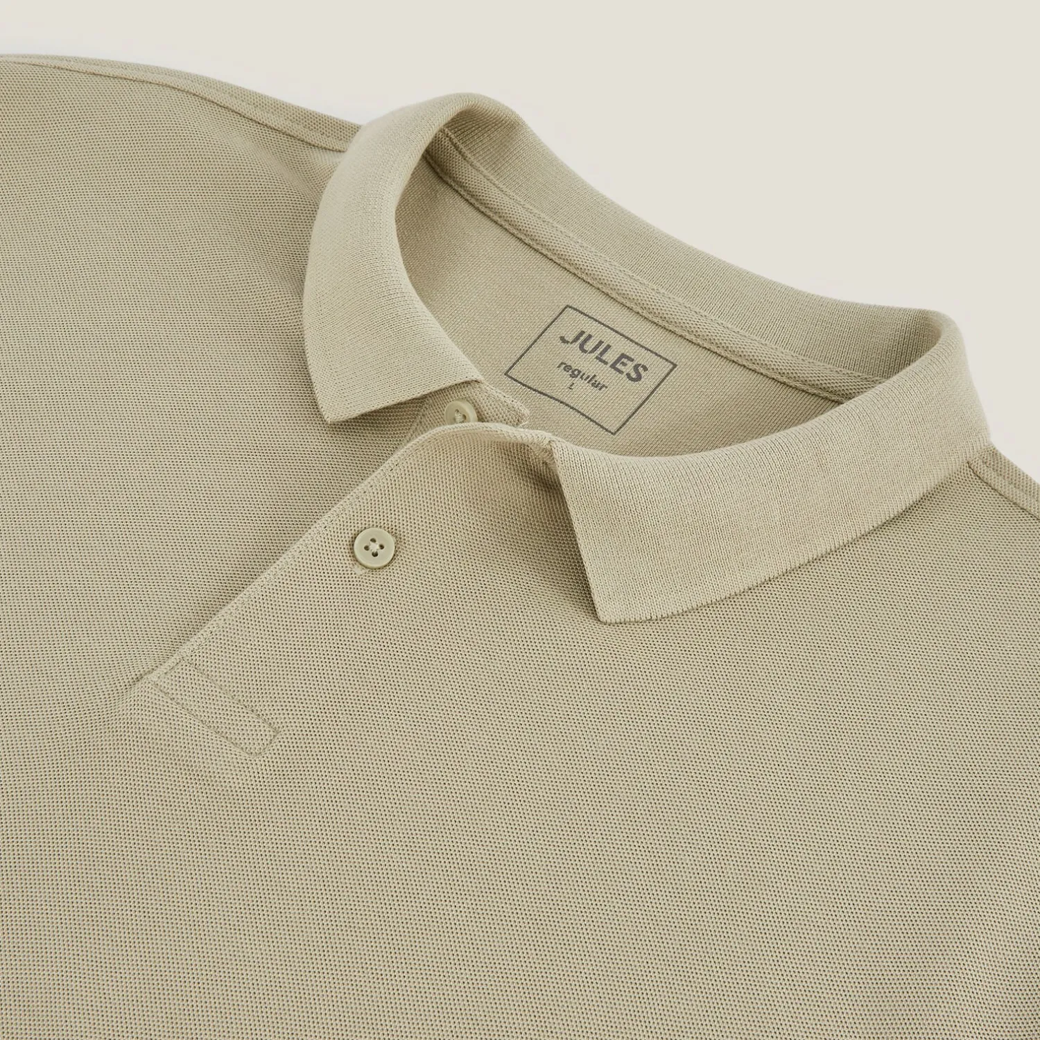 Jules Polo manches courtes uni piqué- Polo
