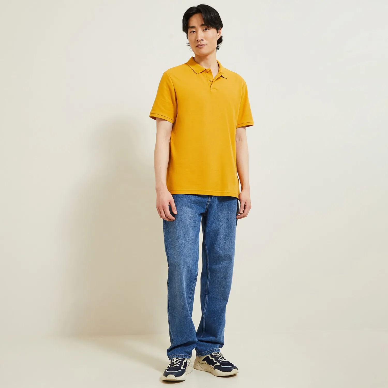 Jules Polo manches courtes uni piqué- Polo