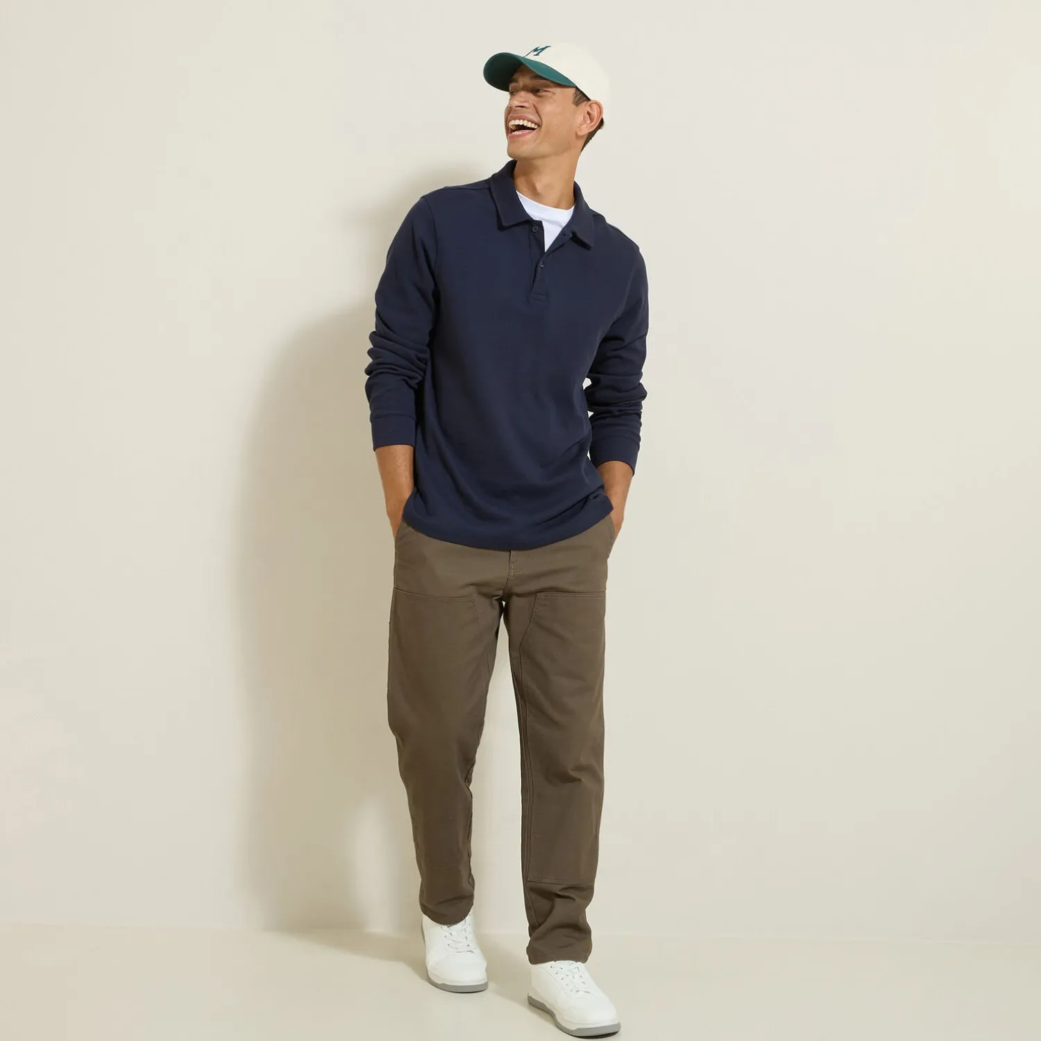 Jules Polo manches longues coupe relax- Smart Casual|Polo