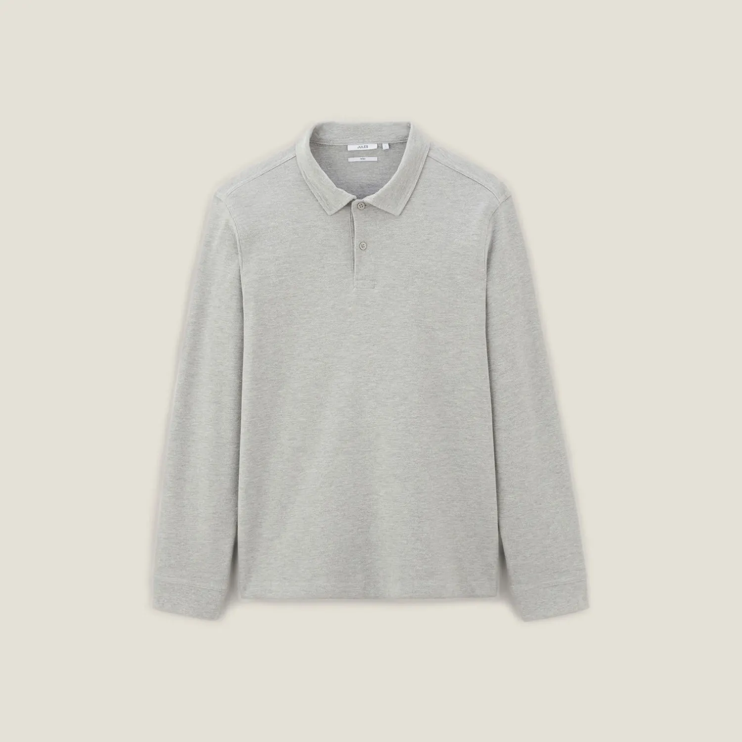 Jules Polo manches longues en piqué coupe relax- Smart Casual|Polo