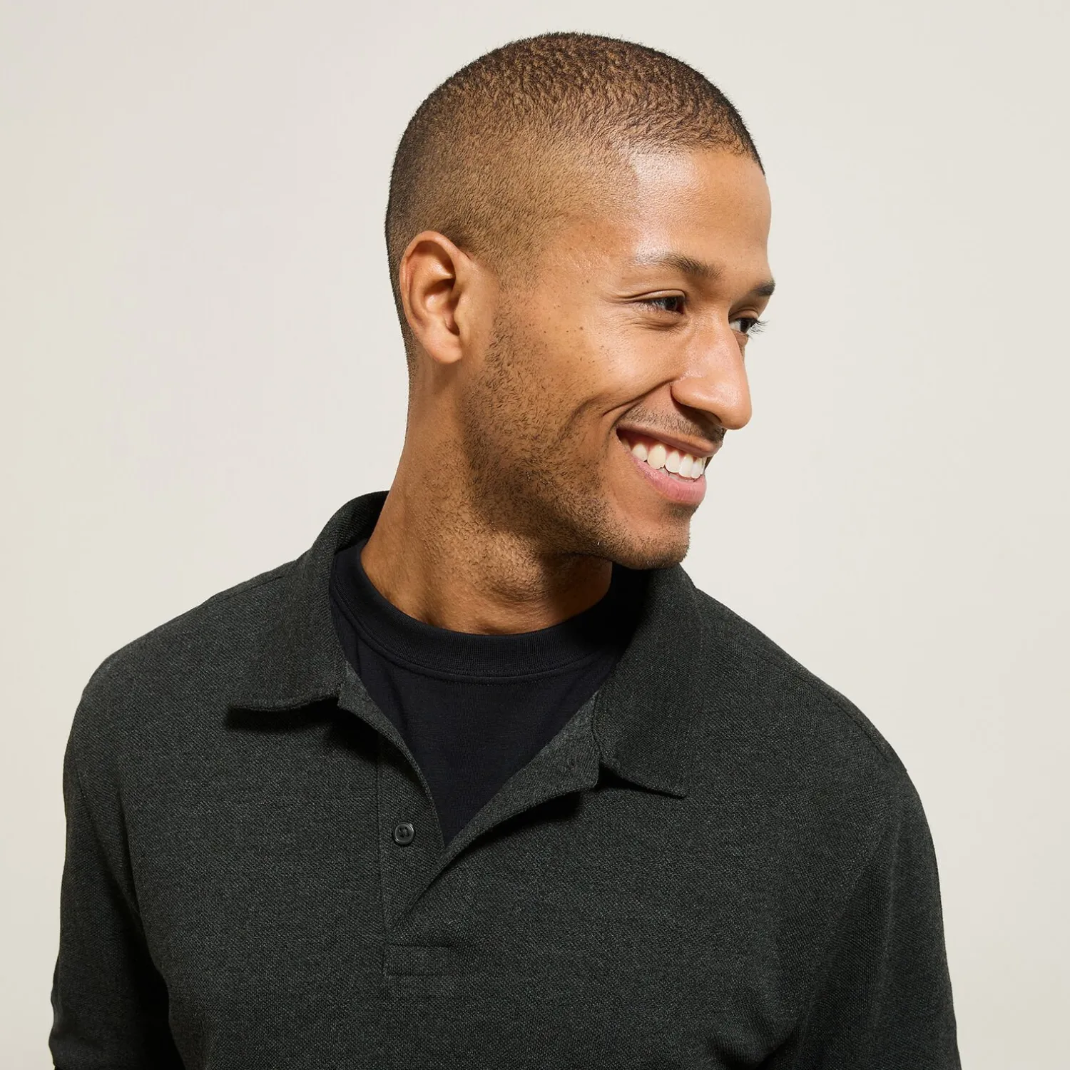 Jules Polo manches longues en piqué coupe relax- Smart Casual|Polo