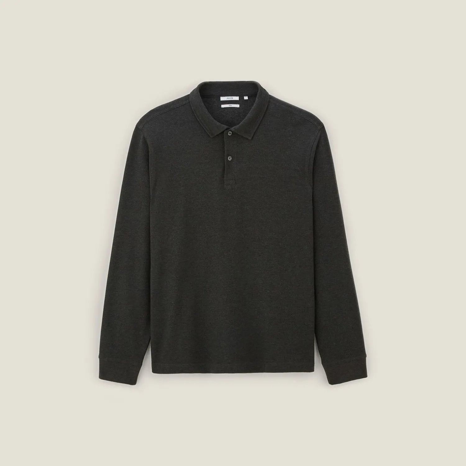 Jules Polo manches longues en piqué coupe relax- Smart Casual|Polo