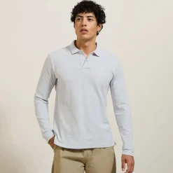 Jules Polo manches longues piqué uni- Smart Casual|Polo