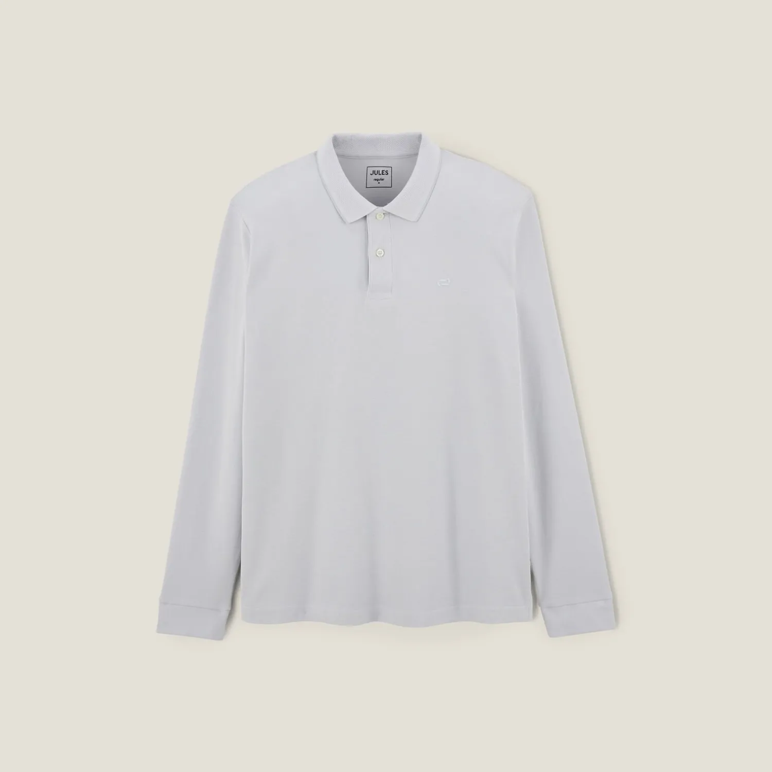 Jules Polo manches longues piqué uni- Smart Casual|Polo