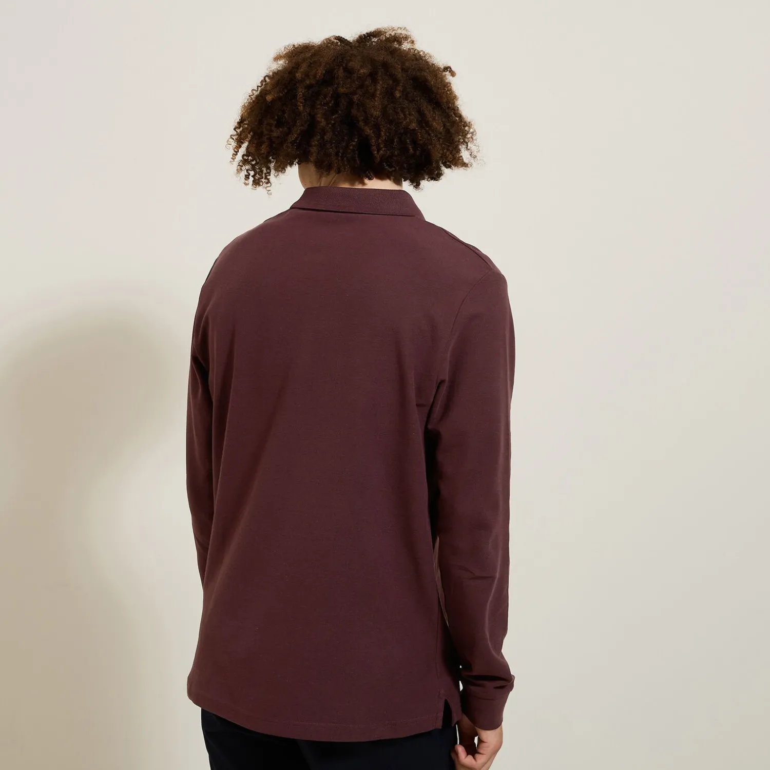 Jules Polo manches longues piqué uni- Smart Casual|Polo