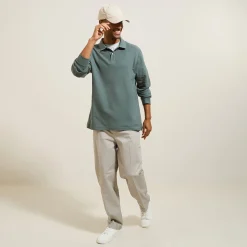 Jules Polo manches longues piqué uni- Smart Casual|Polo