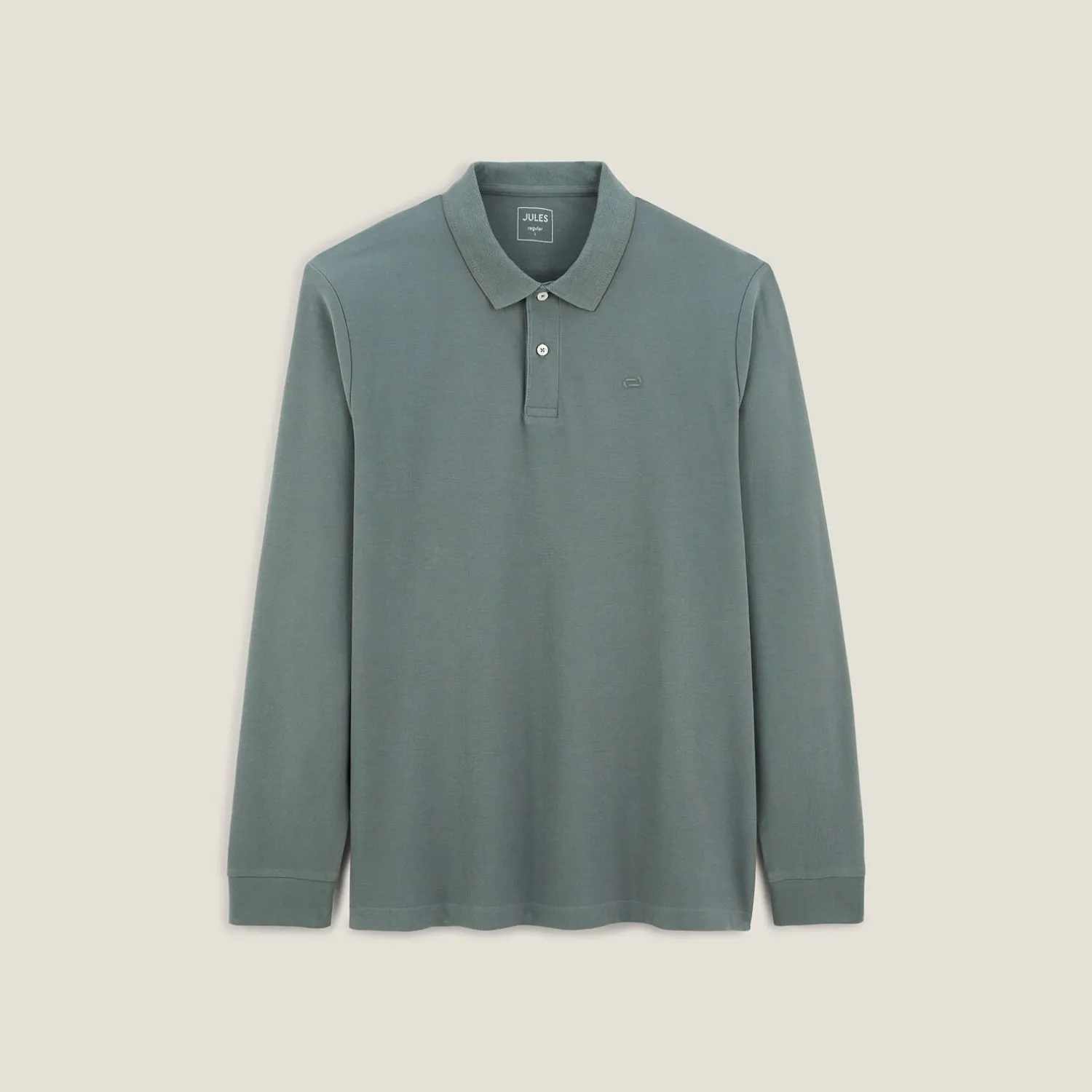 Jules Polo manches longues piqué uni- Smart Casual|Polo