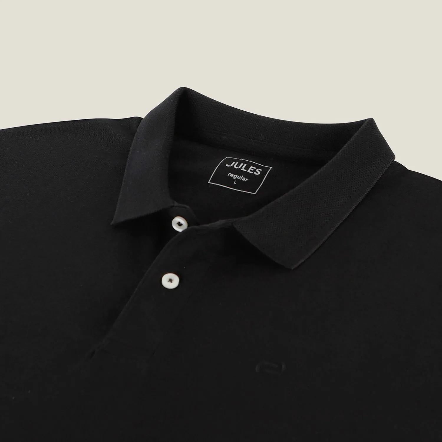 Jules Polo manches longues piqué uni- Smart Casual|Polo