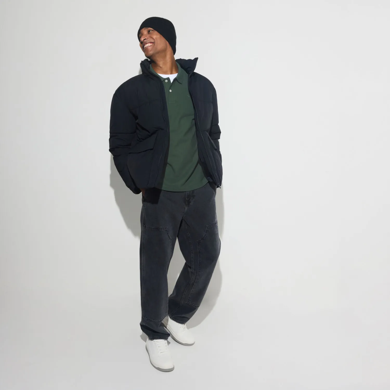 Jules Polo manches longues piqué uni- Polo