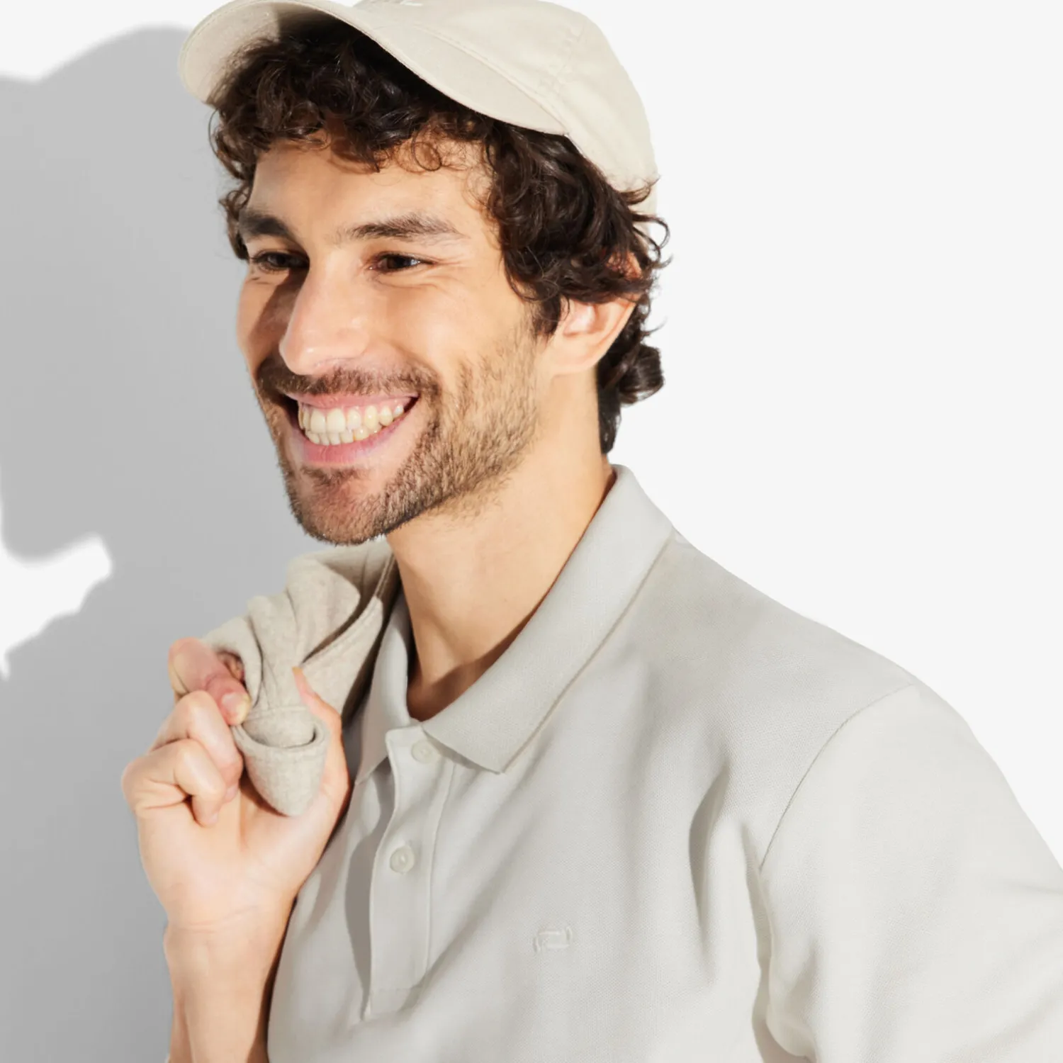 Jules Polo manches longues piqué uni- Polo