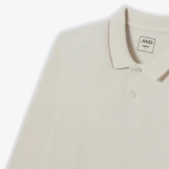 Jules Polo manches longues piqué uni- Polo