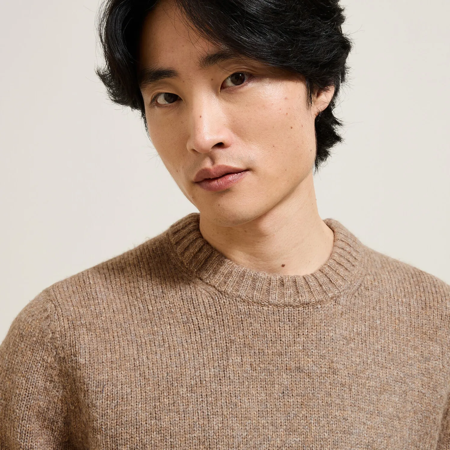 Jules Pull col rond doux- Pull