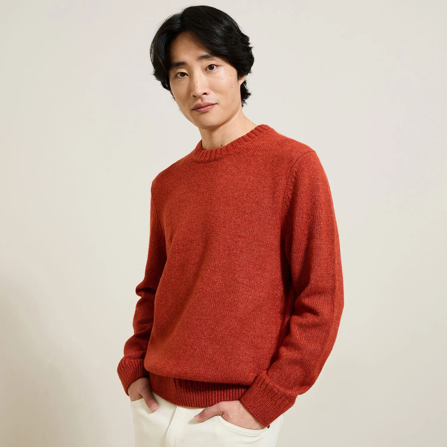 Jules Pull col rond doux- Pull