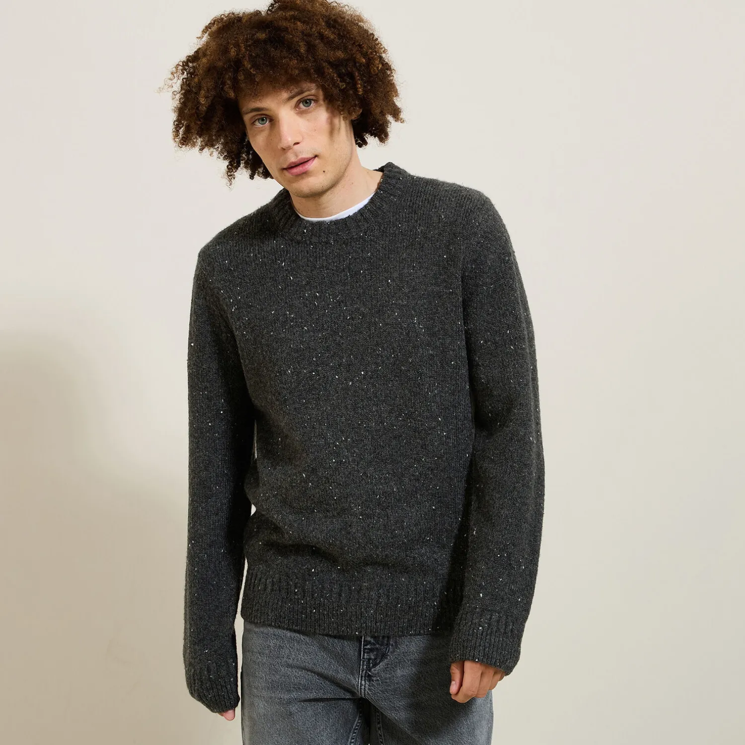 Jules Pull col rond doux- Pull