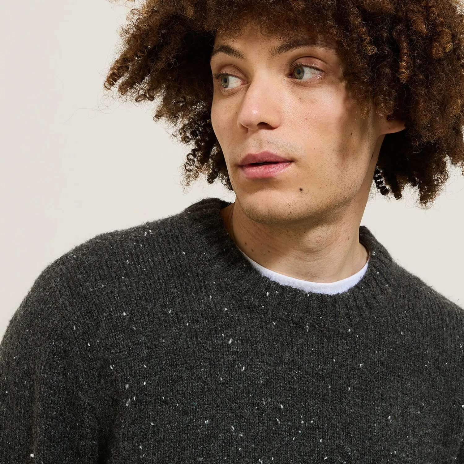 Jules Pull col rond doux- Pull