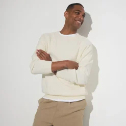 Jules Pull col rond en cote- Pull