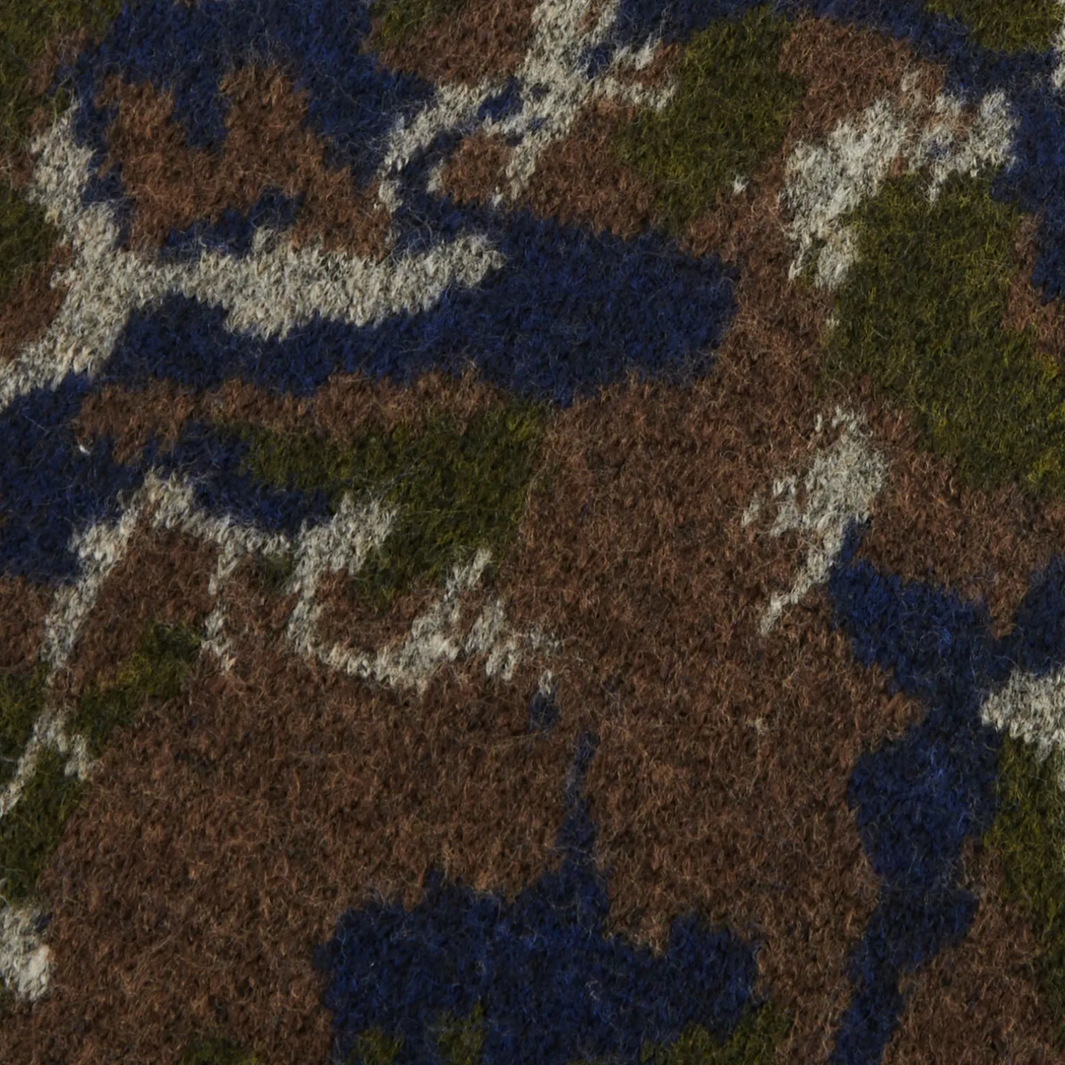 Jules Pull col rond jacquard camouflage- Pull