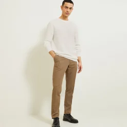 Jules Pull col rond jeux de points fantaisie- Smart Casual|Pull