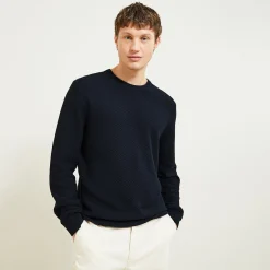 Jules Pull col rond jeux de points fantaisie- Smart Casual|Pull