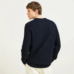 Jules Pull col rond jeux de points fantaisie- Smart Casual|Pull