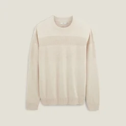 Jules Pull col rond jeux de points bloc- Smart Casual|Pull