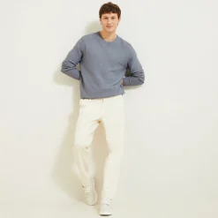 Jules Pull col rond jeux de points fantaisie- Smart Casual|Pull