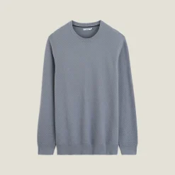 Jules Pull col rond jeux de points fantaisie- Smart Casual|Pull