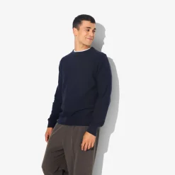 Jules Pull col rond jeux de points- Pull