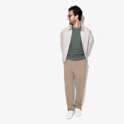 Jules Pull col rond jeux de points- Pull