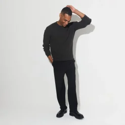 Jules Pull col rond jeux de points- Pull