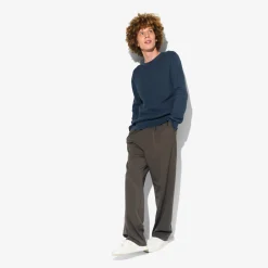 Jules Pull col rond jeux de points reliéfés- Pull