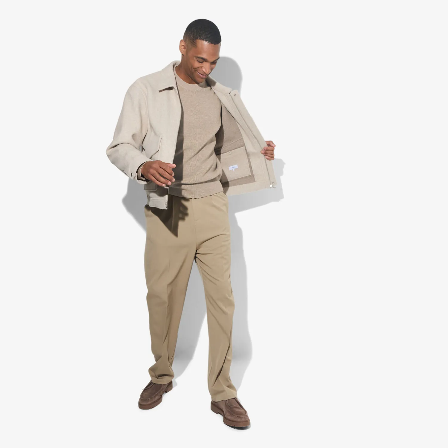 Jules Pull col rond jeux de points- Pull