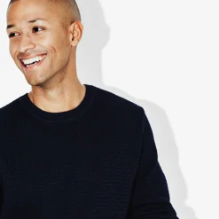 Jules Pull col rond jeux de points reliéfés- Pull