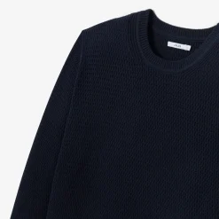 Jules Pull col rond jeux de points reliéfés- Pull