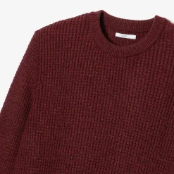 Jules Pull col rond jeux de points fantaisie- Pull