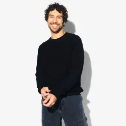 Jules Pull col rond jeux de points- Pull