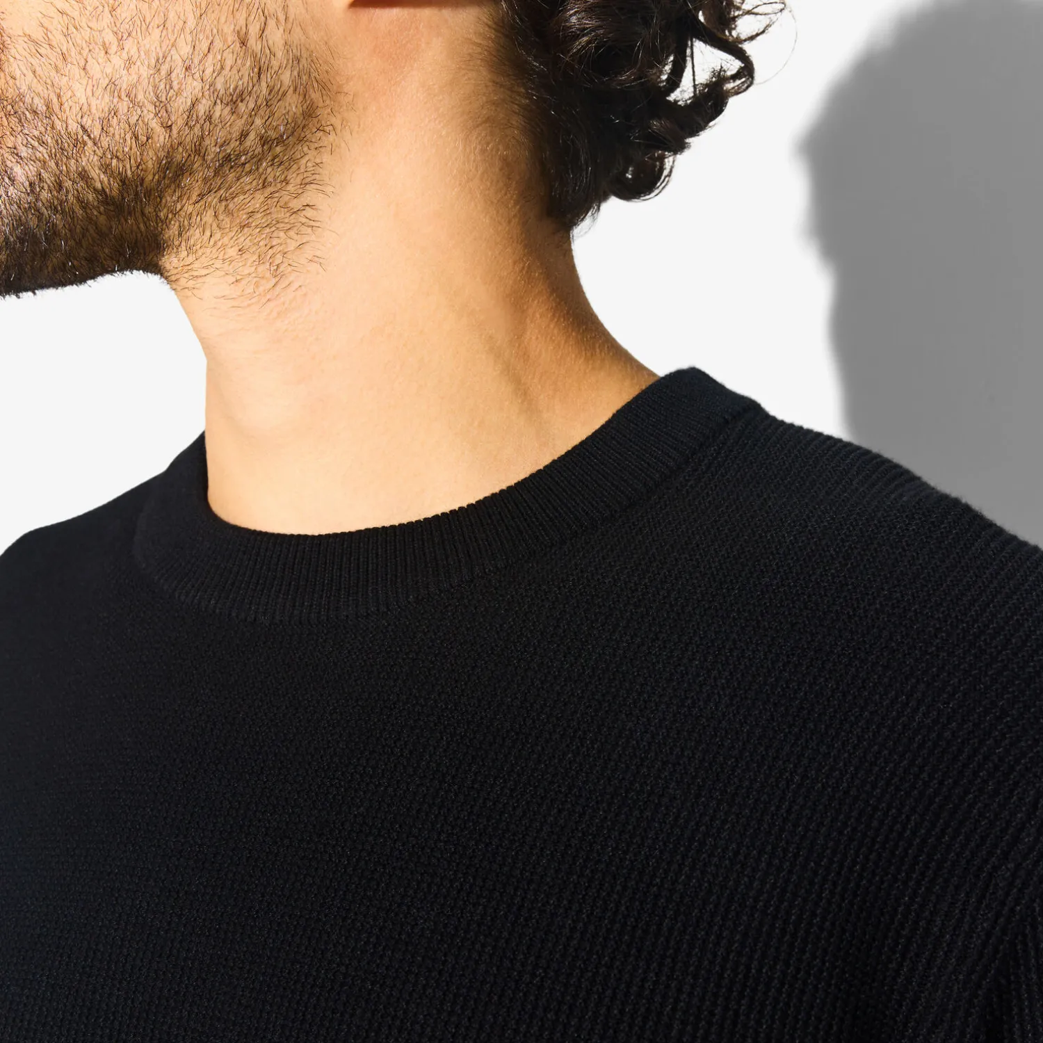 Jules Pull col rond jeux de points- Pull