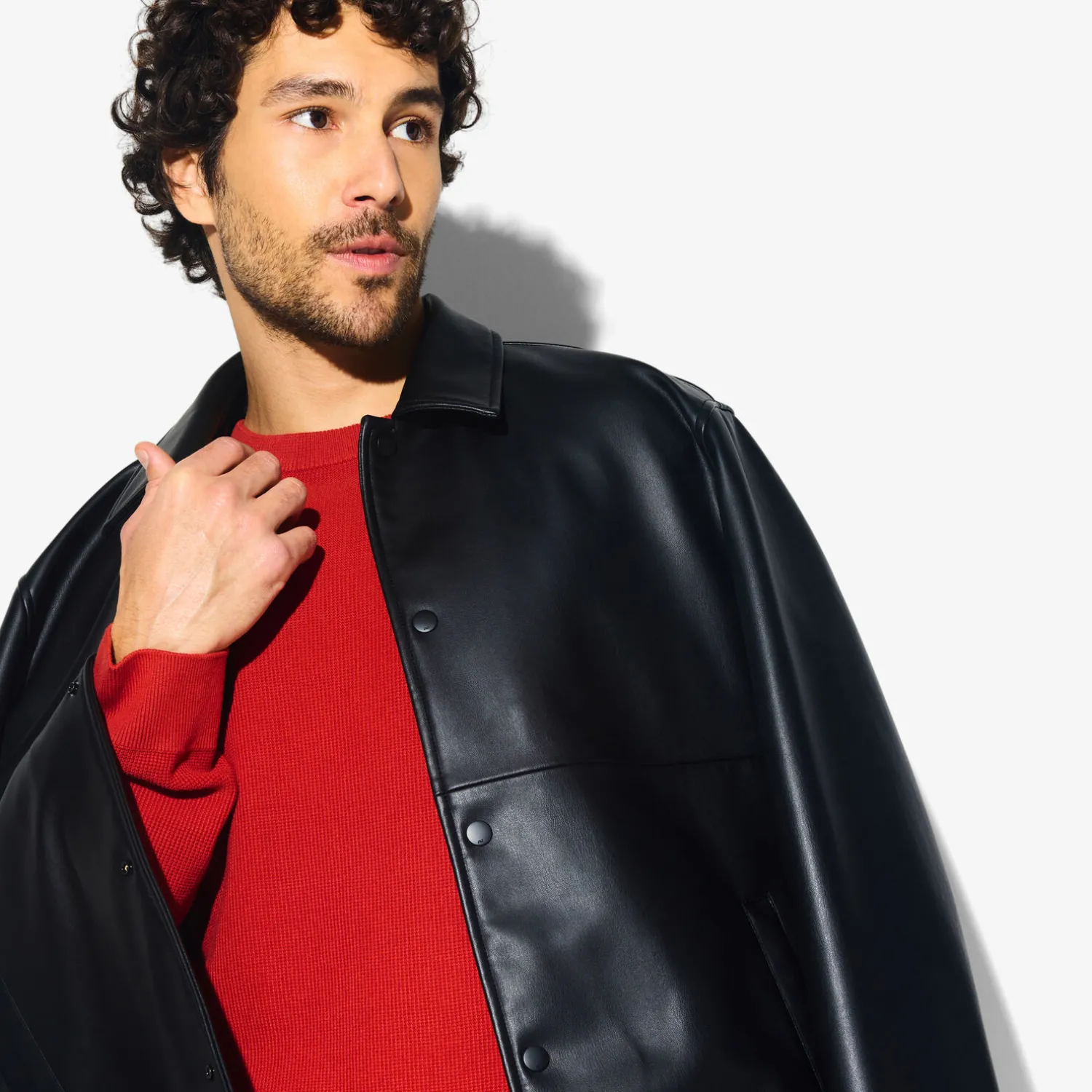 Jules Pull col rond jeux de points- Pull